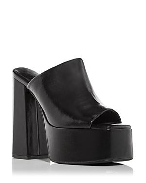 Jeffrey Campbell Women's Platform High Block Heel Slide Sandals