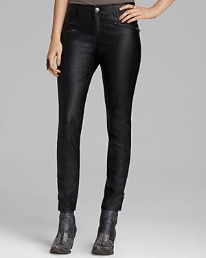 Free People Pants - Stretch Faux Leather Skinny