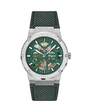 Salvatore Ferragamo Men's F-80 Skeleton Limited Edition Automatic Watch, 41mm