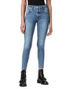 Allsaints Dax Skinny Jeans In Mid Indigo