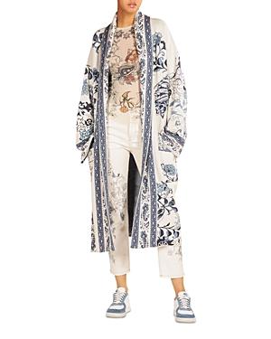 Etro Knit Wrap Coat
