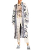 Etro Knit Wrap Coat