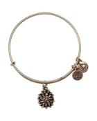 Alex And Ani Water Lily Expandable Wire Bangle