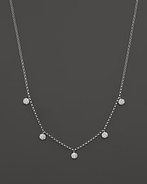 Kc Designs Diamond Station Necklace In 14k White Gold