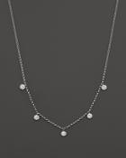 Kc Designs Diamond Station Necklace In 14k White Gold