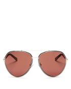 Kendall And Kylie Harley Aviator Sunglasses, 61mm
