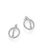 Diamond Geometric Earrings In 14k White Gold, .50 Ct. T.w. - 100% Exclusive