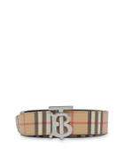Burberry Reversible Monogram Motif Vintage Check Belt