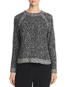 Eileen Fisher Melange Knit Organic Cotton Sweater