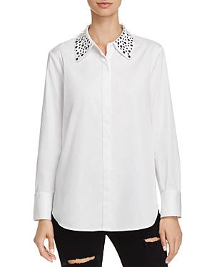 Ag Camilla Embellished-collar Shirt