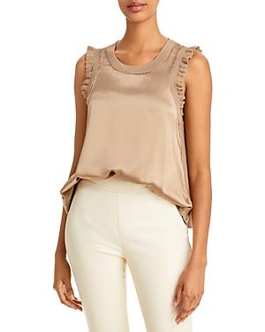 Cinq A Sept Lenore Silk Satin Top