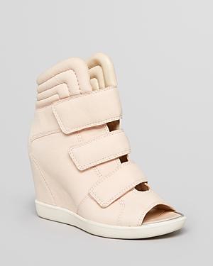 Boutique 9 Peep Toe Sneaker Wedges - Nerine
