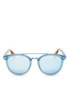 Toms Harlan Mirrored Wayfarer Sunglasses, 50mm