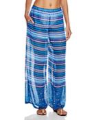 Profile By Gottex Blue Lagoon Printed Swim Cover Up Pants