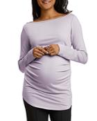 Stowaway Collection Long Sleeve Ballet Maternity Tunic