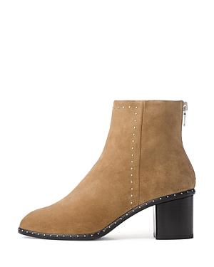 Rag & Bone Women's Willow Studded Suede Mid-heel Booties