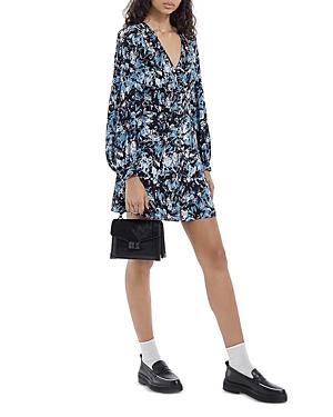 The Kooples Firework Silk Mini Dress