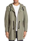 7 For All Mankind Twill Hooded Parka
