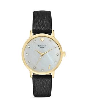 Kate Spade New York Mother-of-pearl Metro Monogram A Watch, 34mm