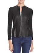 Rebecca Taylor Knit And Leather Jacket