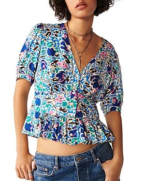 Ba & Sh Oleo Peplum Top