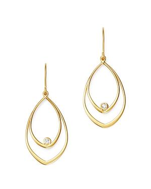 Bloomingdale's Diamond Double Teardrop Earrings In 14k Yellow Gold - 100% Exclusive