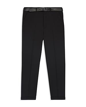 The Kooples Wool Slim Fit Trousers With Belt