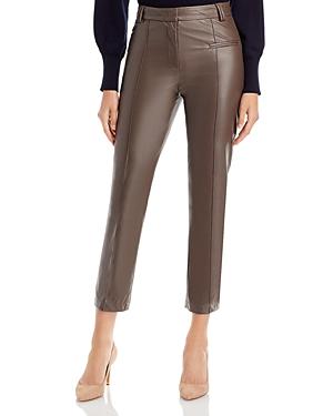 Fabiana Filippi Faux Leather Ankle Pants