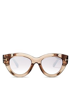 Tom Ford Slater Mirrored Cat Eye Sunglasses, 51mm