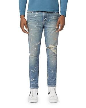 Hudson Axl Skinny Fit Destructed Paint Jeans