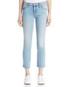Mother Rascal Ankle Snippet Jeans In Wild At Heart