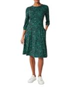 Hobbs London Indi Printed Jersey Dress