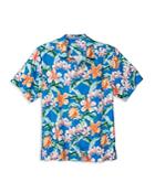 Tommy Bahama Garden Key Islandzone Silk Blend Floral Print Regular Fit Button Down Camp Shirt
