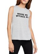 Bcbgeneration Where My Witches At Muscle Tank