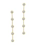 Bloomingdale's Diamond Bezel Linear Drop Earrings In 14k Yellow Gold, 2.0 Ct. T.w. - 100% Exclusive