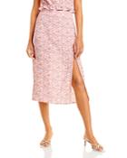 Lucy Paris Floral Midi Skirt