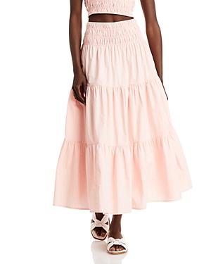 Aqua Tiered Maxi Skirt - 100% Exclusive