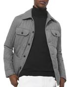Michael Kors Vertical Quilt Shirt Jacket