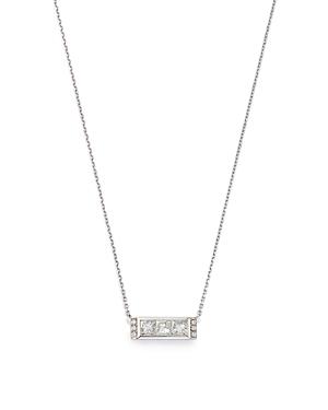 Bloomingdale's Diamond Bar Necklace In 14k White Gold, 0.50 Ct. T.w. - 100% Exclusive