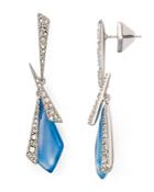 Alexis Bittar Crystal Encrusted Mosaic Lace Drop Earrings