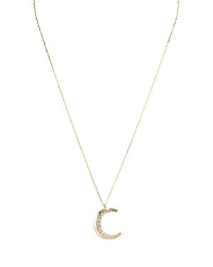 Aqua Moon Pendant Necklace, 16 - 100% Exclusive