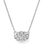 Kc Designs Diamond Cluster Pendant Necklace In 14k White Gold, .35 Ct. T.w. - 100% Exclusive