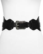 The Kooples Women's Scalloped Leather Belt