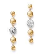 Bloomingdale's Graduated Bead Drop Earrings In 14k White & Yellow Gold - 100% Exclusive