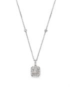 Bloomingdale's Diamond Mosaic Pendant Necklace In 14k White Gold, 0.80 Ct. T.w. - 100% Exclusive