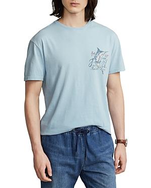 Polo Ralph Lauren Cotton Garment Dyed Logo Graphic Tee