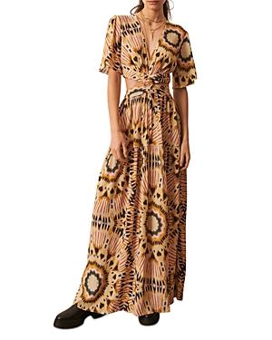 Ba & Sh Candy Cutout Maxi Dress