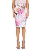 Ted Baker Melodey Painted Posie Pencil Skirt
