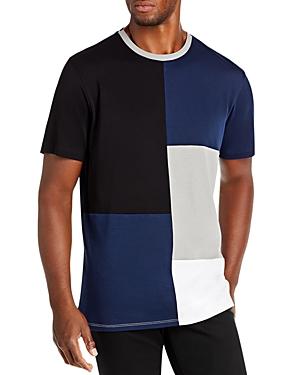 Karl Lagerfeld Paris Color Blocked Pima Cotton Tee
