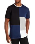 Karl Lagerfeld Paris Color Blocked Pima Cotton Tee